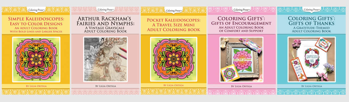 Pocket Kaleidoscopes: A Travel Size Mini Adult Coloring Book – Coloring  Press